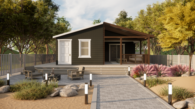 Casita 1100 L-Shape exterior